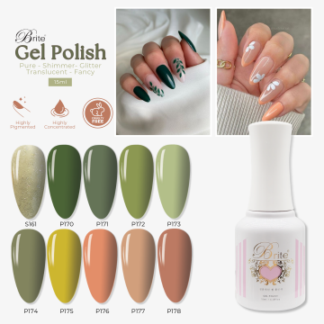 Brite ' One with Nature ' Collection Gel Polish