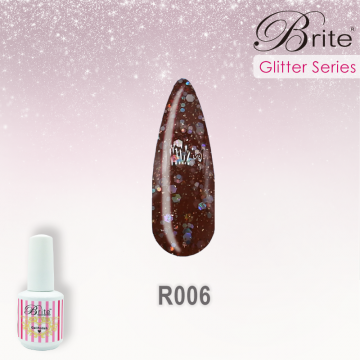 Brite Glitter Gel Polish - R006